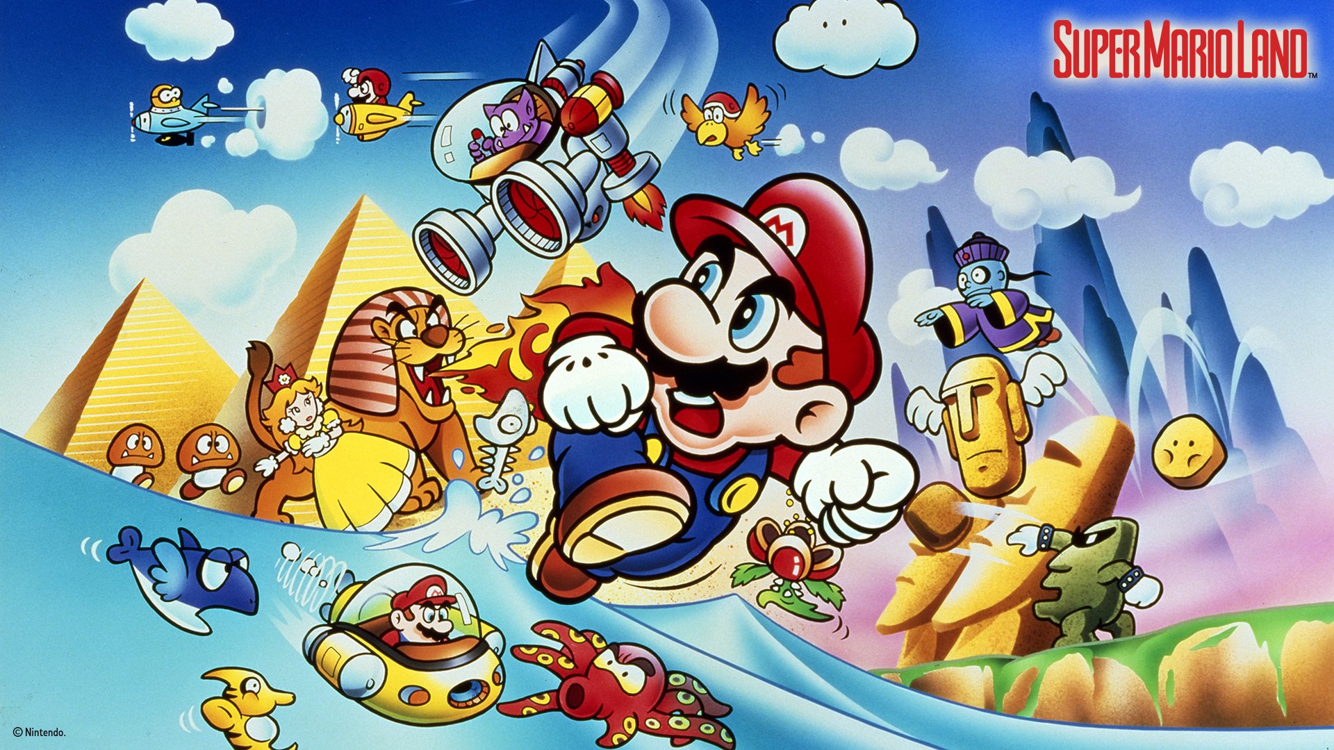 Download Super Mario Land 4k Ultra HD Wallpaper