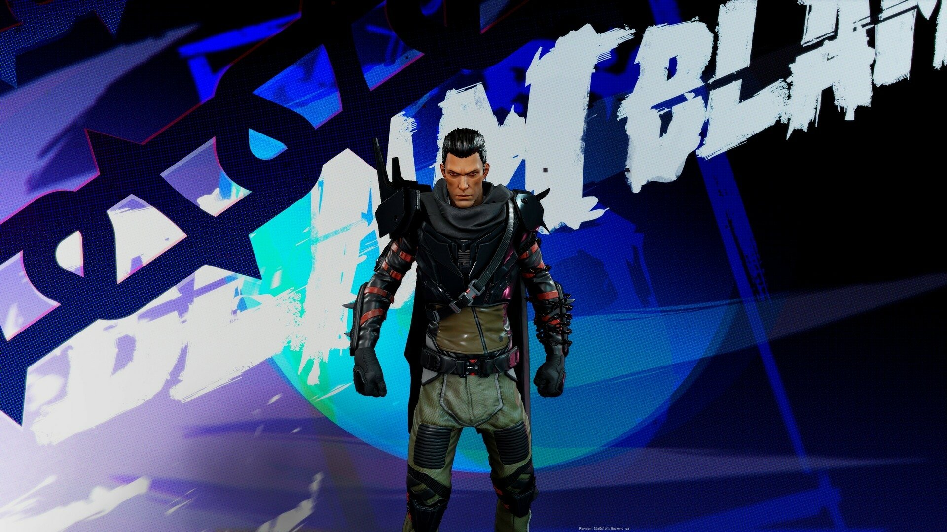 HD desktop wallpaper and background featuring a character from the video game EvilVEvil, with a dynamic, blue-toned backdrop and bold text.
