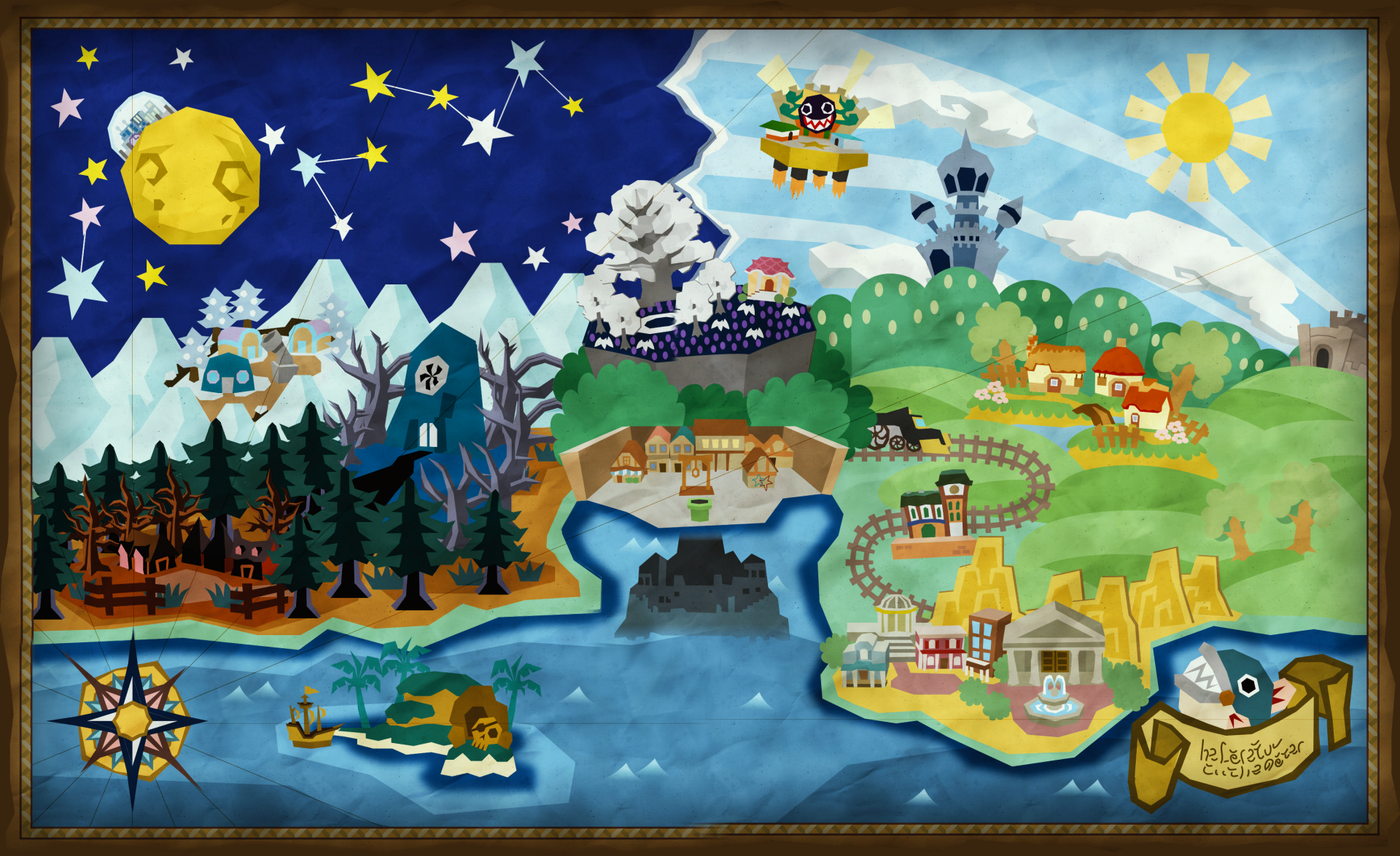 Download Paper Mario: The Thousand-Year Door (2024) HD Wallpaper