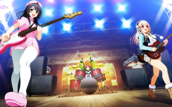 Anime Super Sonico Watanuki Fuuri Fujimi Suzu Suni Soniko HD Wallpaper | Background Image