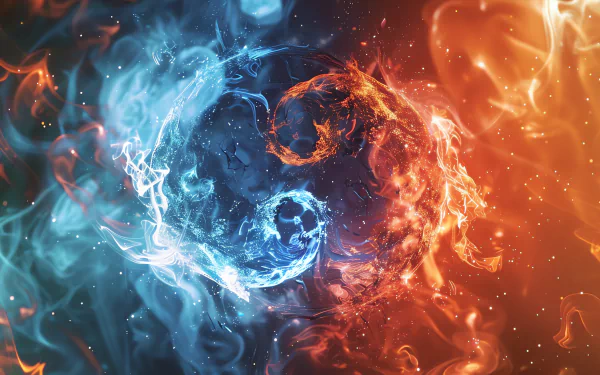 spiritual Abstract smoke HD Desktop Wallpaper | Background Image
