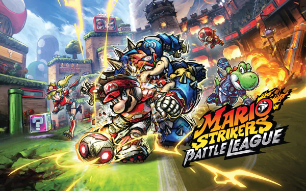 Mario Strikers: Battle League HD Desktop Wallpaper | Background Image