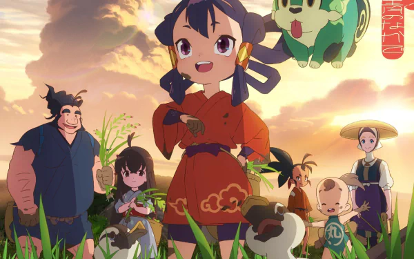 Anime Sakuna: Of Rice And Ruin Sakuna-hime HD Desktop Wallpaper | Background Image