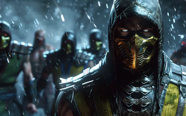 Scorpion 8K Ultra HD Wallpaper Mortal Kombat