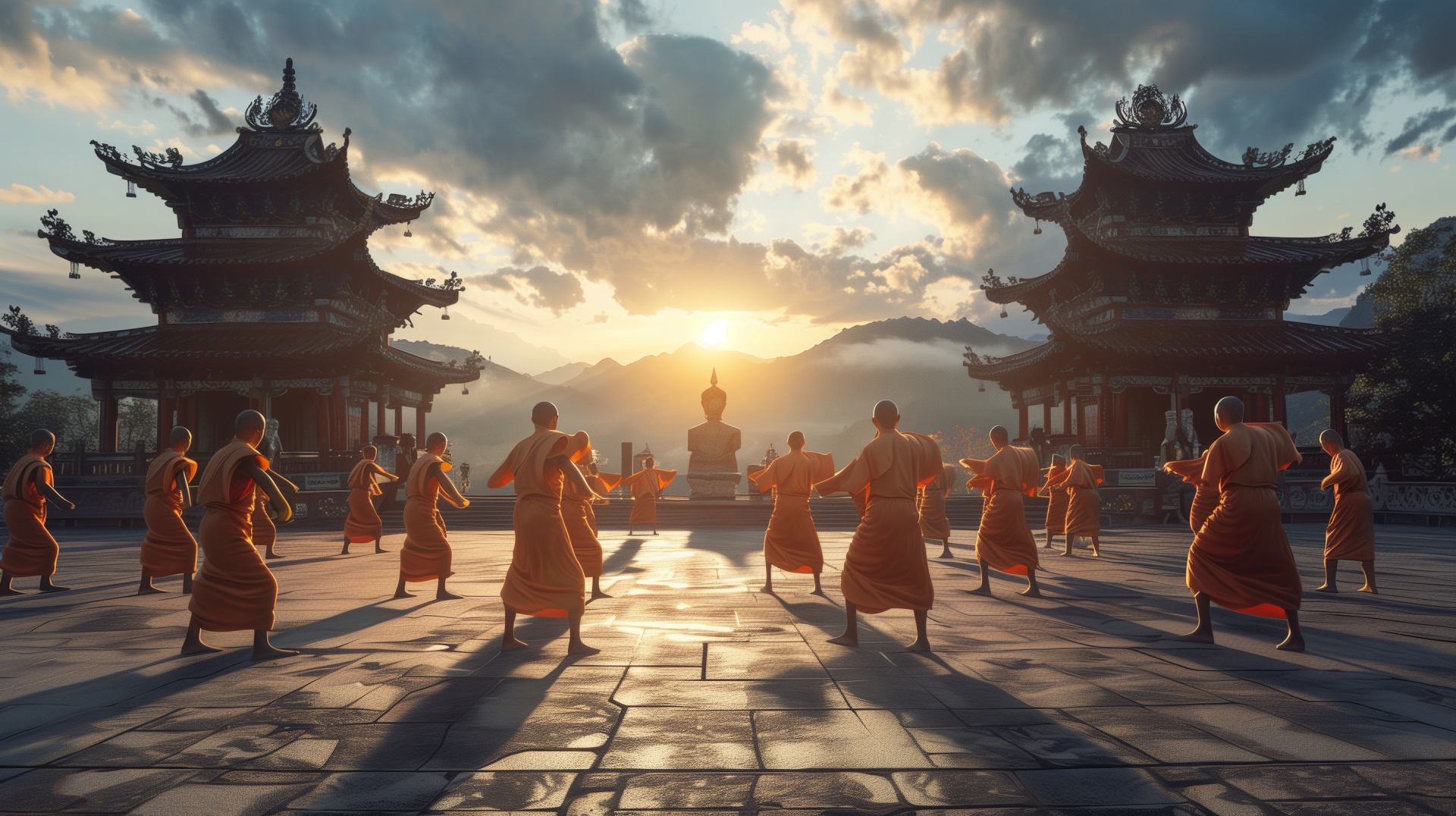 Download Buddhist Monk HD Wallpaper by michaldunaj