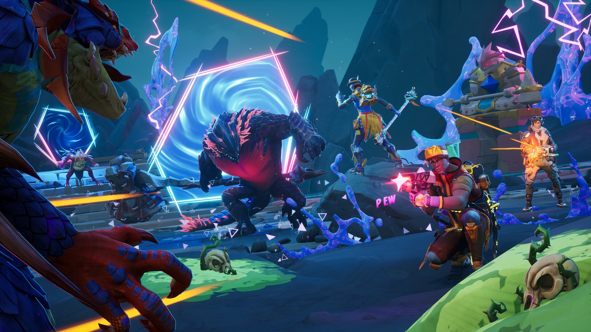 HD desktop wallpaper featuring imagery from the video game Hawked, showcasing dynamic visuals and vibrant colors for an immersive gaming experience.