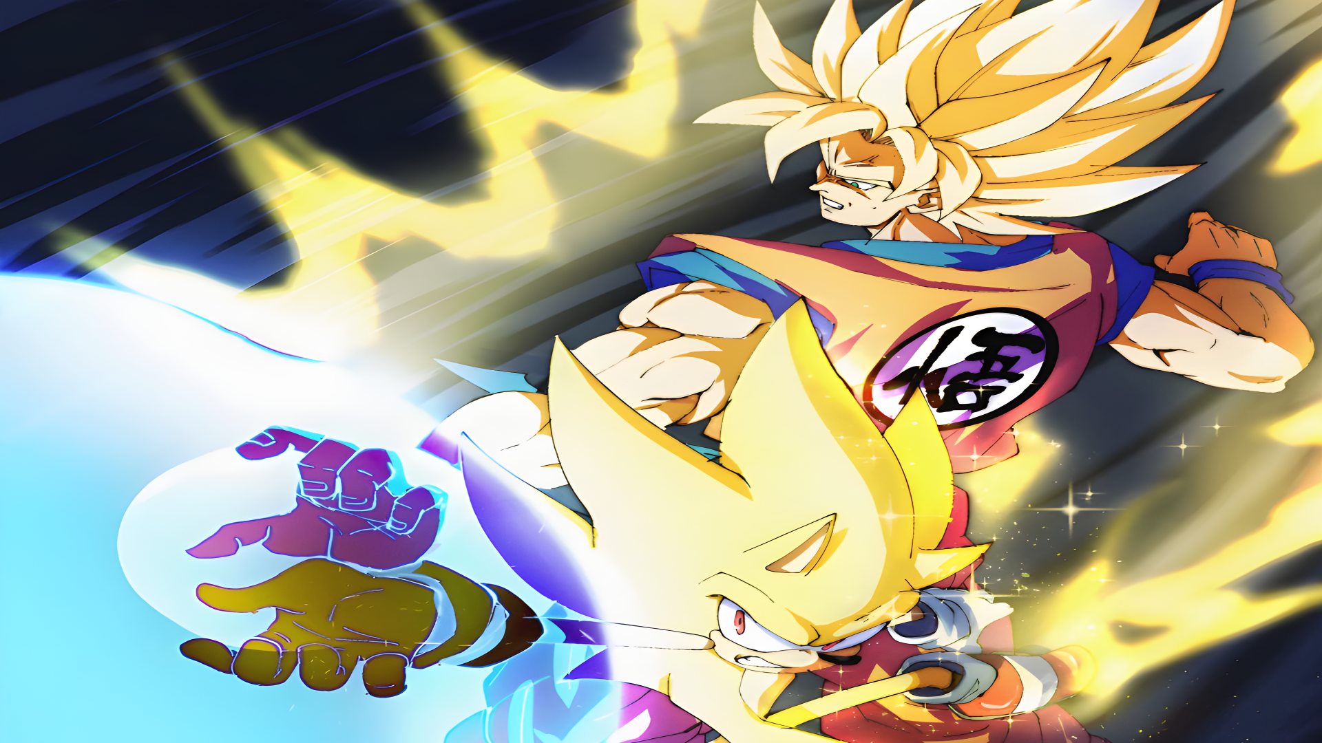 Download Sonic The Hedgehog Dragon Ball 4k Ultra HD Wallpaper by By @FunnisMonkis