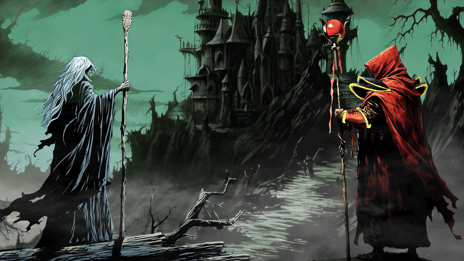 Download Video Game Hands Of Necromancy II Sorcerer Mage HD Wallpaper