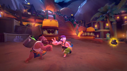 HD desktop wallpaper and background of the video game RAWMEN: Food Fighter Arena.