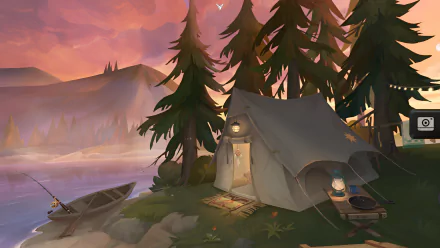 HD desktop wallpaper and background for The Star Named EOS video game.