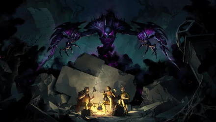 HD desktop wallpaper featuring Nocturne from Legends of Runeterra, capturing the dark and mystical essence of this iconic character from League of Legends.