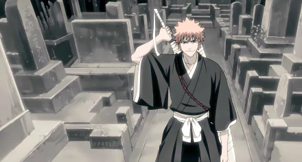  Bleach | Ichigo in a Graveyard