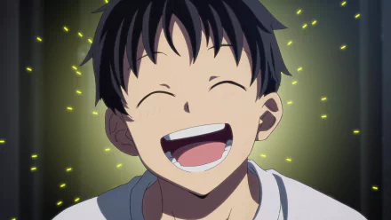 HD desktop wallpaper featuring Akira Tendo from the anime Zom 100: Bucket List of the Dead. A vibrant and engaging background for fans of the series.