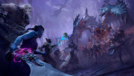 HD desktop wallpaper from Guild Wars 2, featuring the vibrant landscapes of Janthir Wilds, capturing the essence of the popular video game.