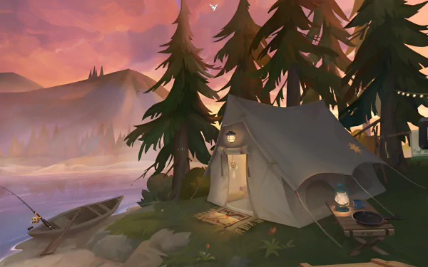 HD desktop wallpaper and background for The Star Named EOS video game.