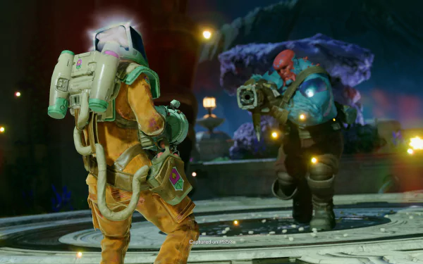 A dynamic HD desktop wallpaper showcasing a video game theme inspired by Concord, designed to enhance your gaming experience with vibrant visuals.