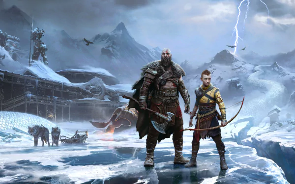 God of War: Ragnarök HD Desktop Wallpaper | Background Image
