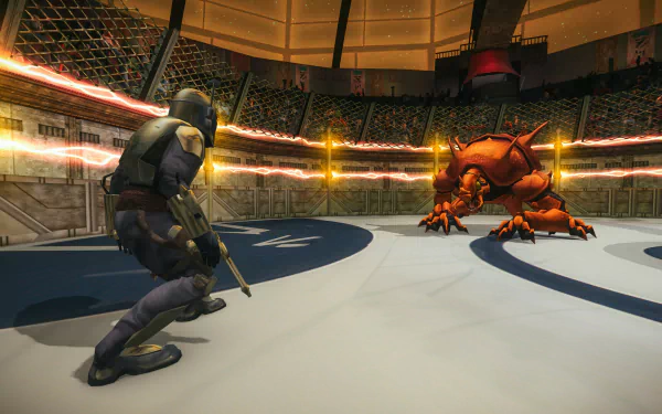 HD desktop wallpaper featuring artwork from the video game Star Wars: Bounty Hunter, showcasing iconic elements from the beloved franchise.