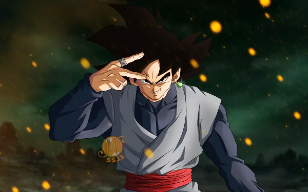 Black Goku HD Desktop Wallpaper | Background Image