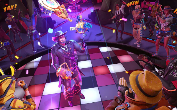HD desktop wallpaper featuring graphics from the video game Hawked, showcasing dynamic elements and immersive design. A striking background for gaming enthusiasts.