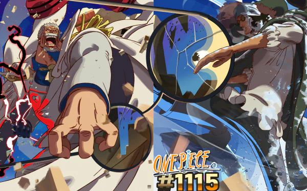  Garp VS Aokiji by GrandGuerrilla