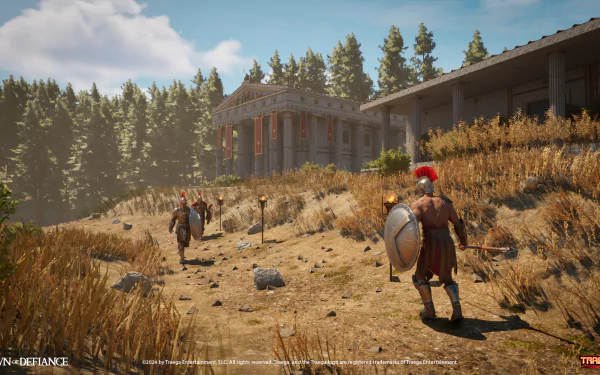 HD wallpaper featuring artwork from the video game Dawn of Defiance, showcasing an immersive and engaging background for gaming enthusiasts.