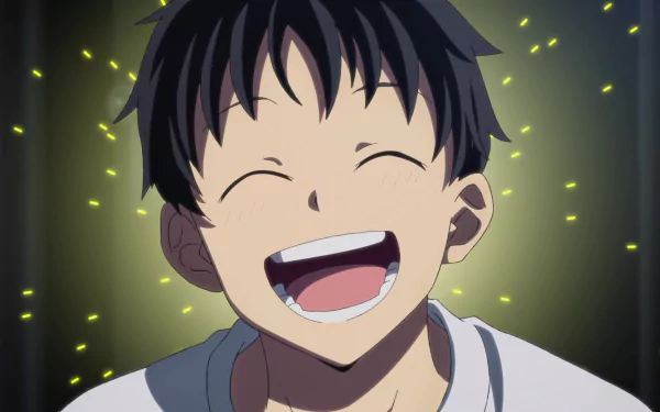 HD desktop wallpaper featuring Akira Tendo from the anime Zom 100: Bucket List of the Dead. A vibrant and engaging background for fans of the series.