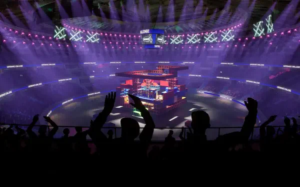 HD desktop wallpaper featuring themes from video games, showcasing dynamic supermoves and action-packed visuals for an engaging background experience.