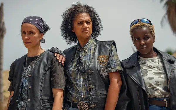 HD desktop wallpaper featuring imagery related to the TV show Kaos (2024), offering a striking visual backdrop.