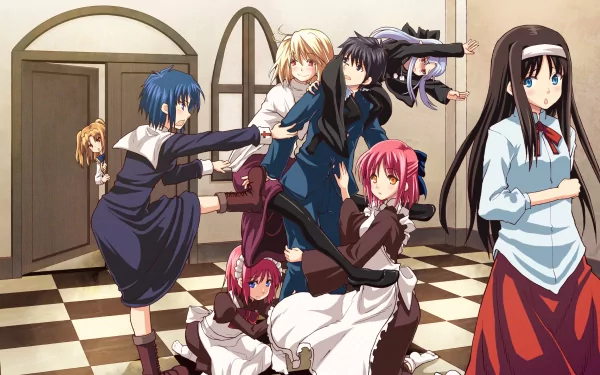 video game Melty Blood HD Desktop Wallpaper | Background Image