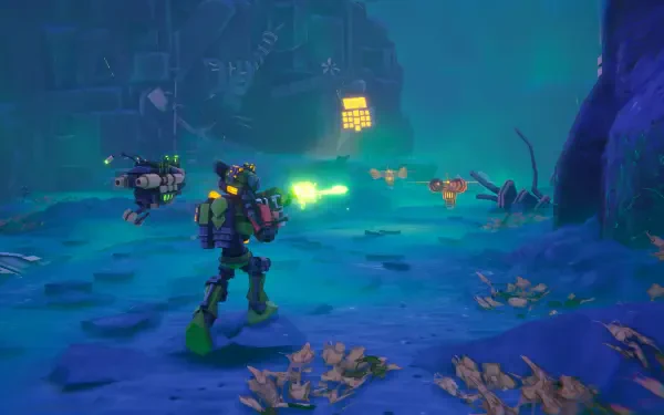 HD desktop wallpaper featuring a theme inspired by video game Akimbot, showcasing a dynamic and engaging background for gaming enthusiasts.