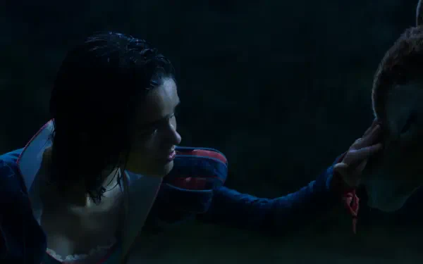 A sleek HD desktop wallpaper featuring imagery from the movie Snow White (2025), showcasing enchanting visuals from this modern adaptation.