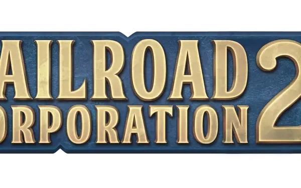 A vibrant HD desktop wallpaper featuring artwork from the video game Railroad Corporation 2, showcasing the immersive world of railroad management and strategy.