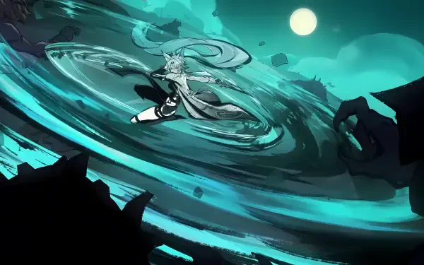 A stunning 4K Ultra HD wallpaper featuring Feixiao from the video game Honkai: Star Rail, showcasing vibrant graphics and dynamic character design.