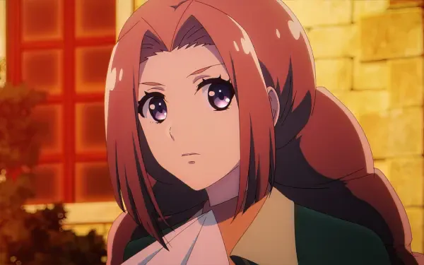 A character from the anime The Unwanted Undead Adventurer gazes thoughtfully, featured in this vibrant HD desktop wallpaper and background.