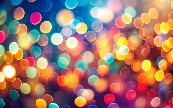 bokeh city at night colorful Abstract blur HD Desktop Wallpaper | Background Image