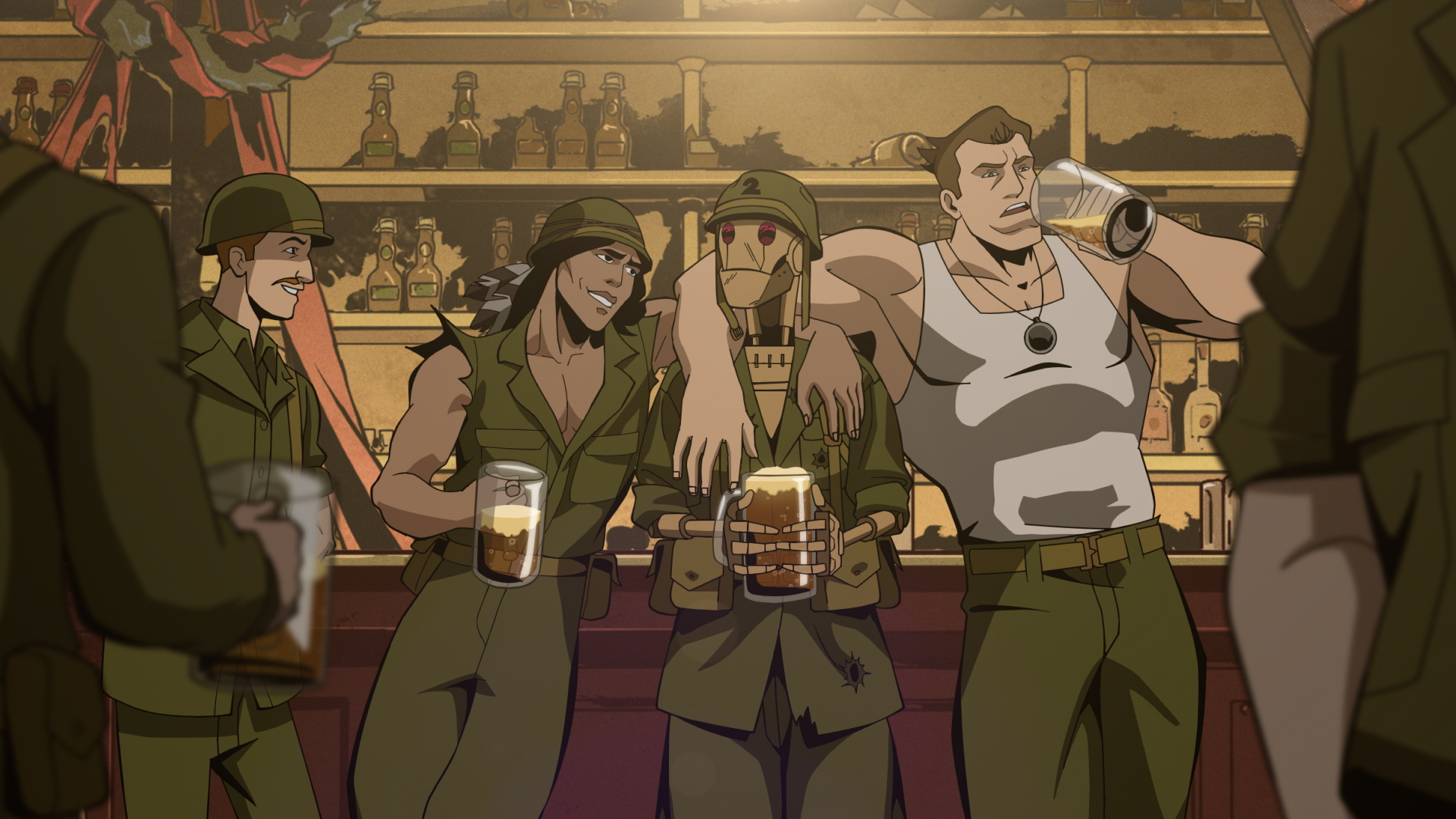 Creature Commandos HD Wallpaper: A Toast to Adventure
