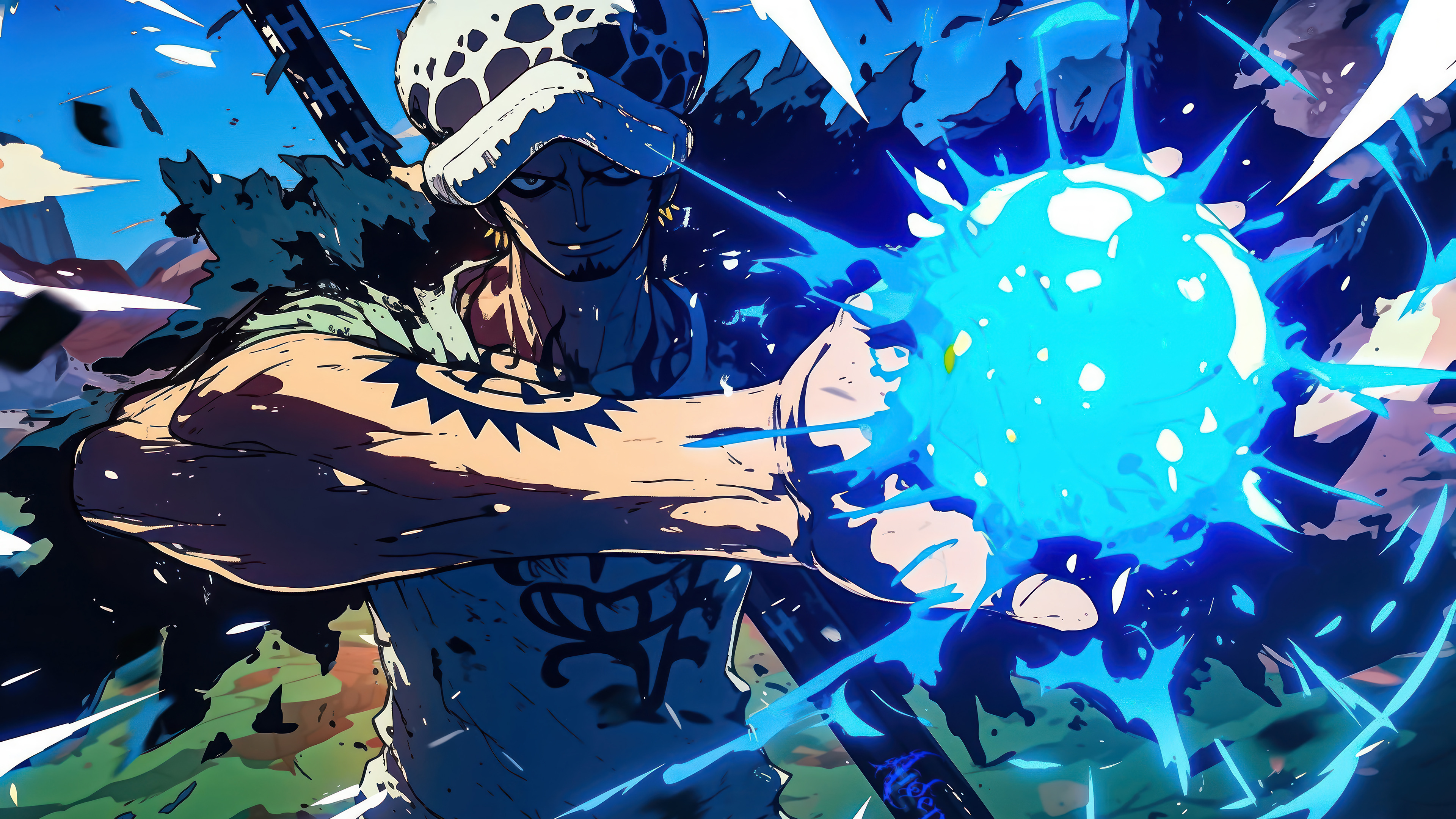 Download One Piece Trafalgar Law 4k Ultra HD Wallpaper