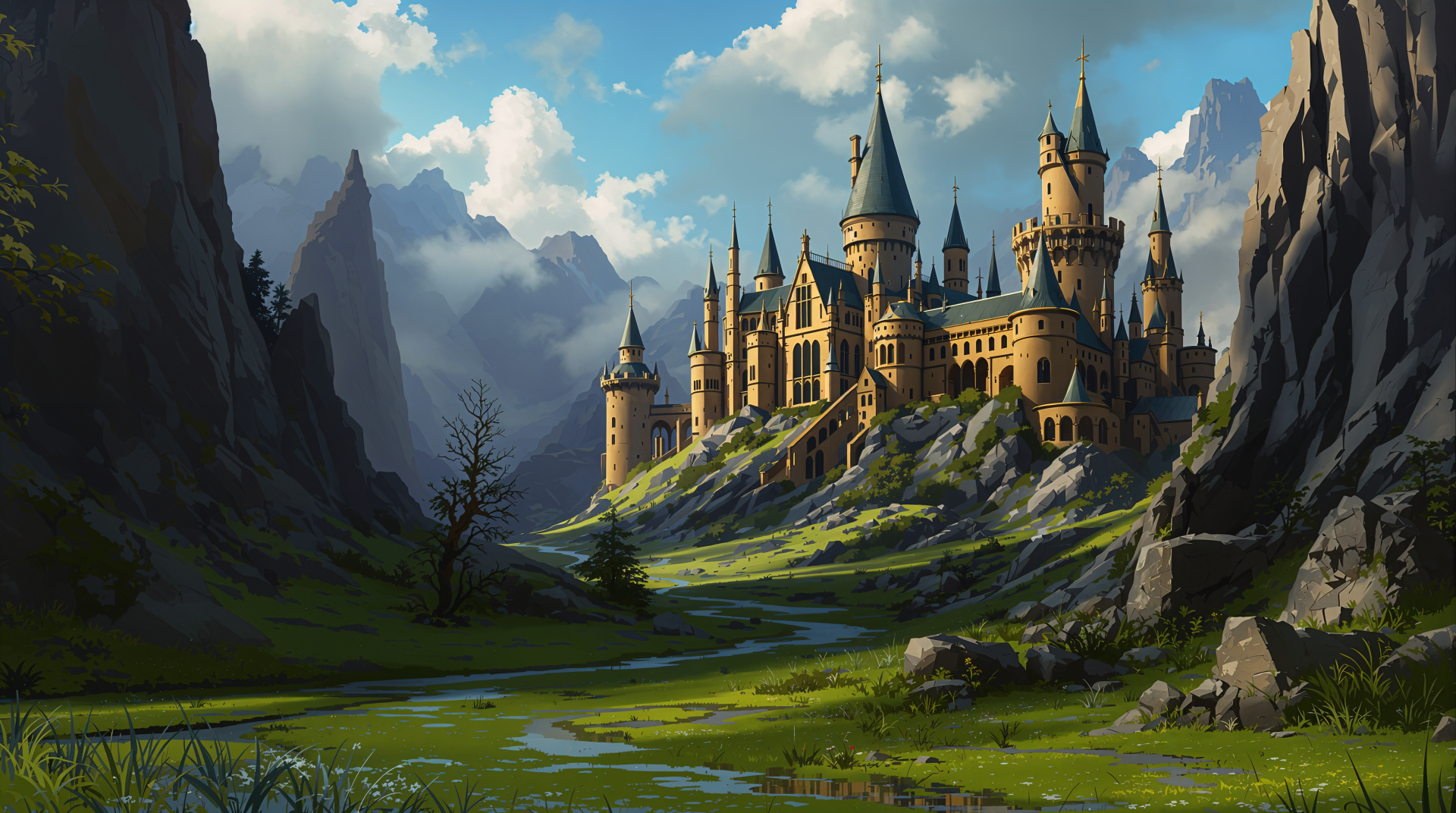 Majestic Castle in 4K Ultra HD Wallpaper by QuantumCurator | 4128x2304 ...