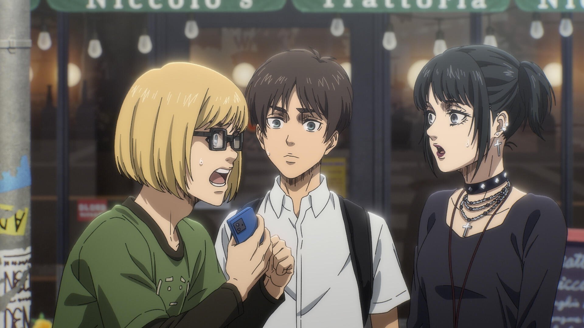 Hd wallpaper eren armin mikasa attack on titan the last attack
