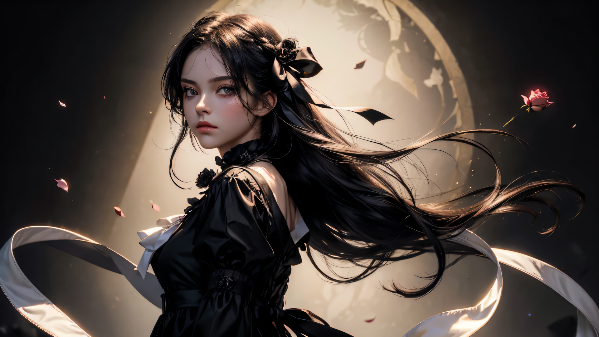 Dark anime girl by SL PMD ROX