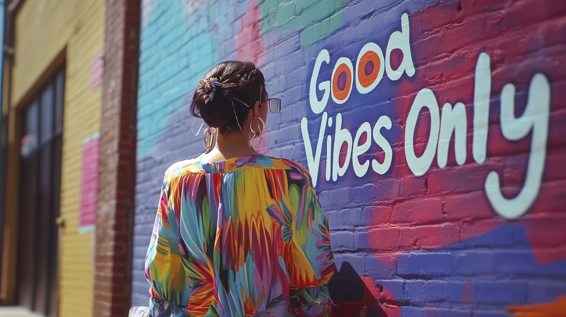 Good Vibes Only: A Colorful HD Wallpaper Inspiration by patrika, image size:1920x1076