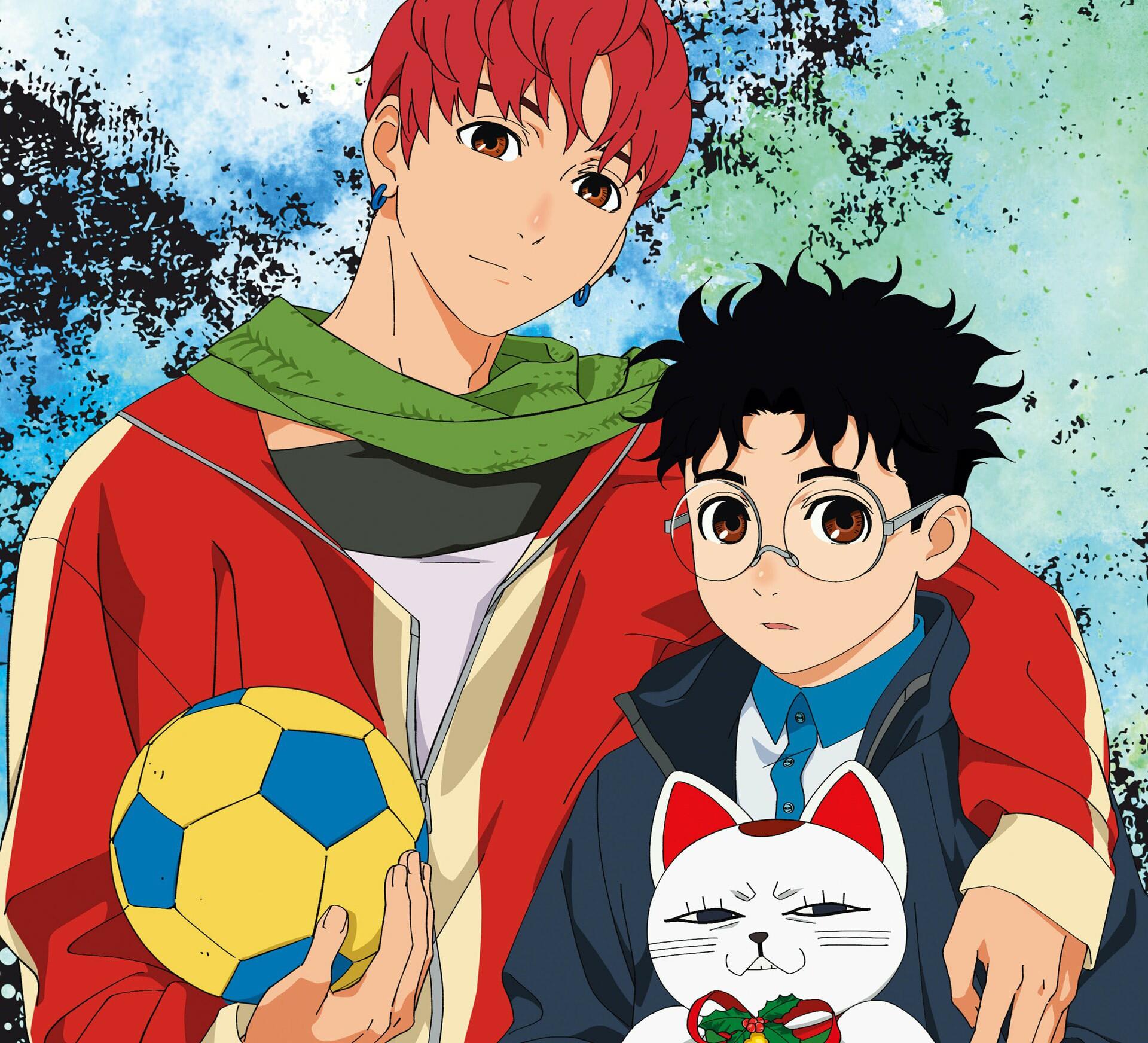 Download Anime Dandadan Jin Enjouji Ken Takakura Turbo Granny HD Wallpaper