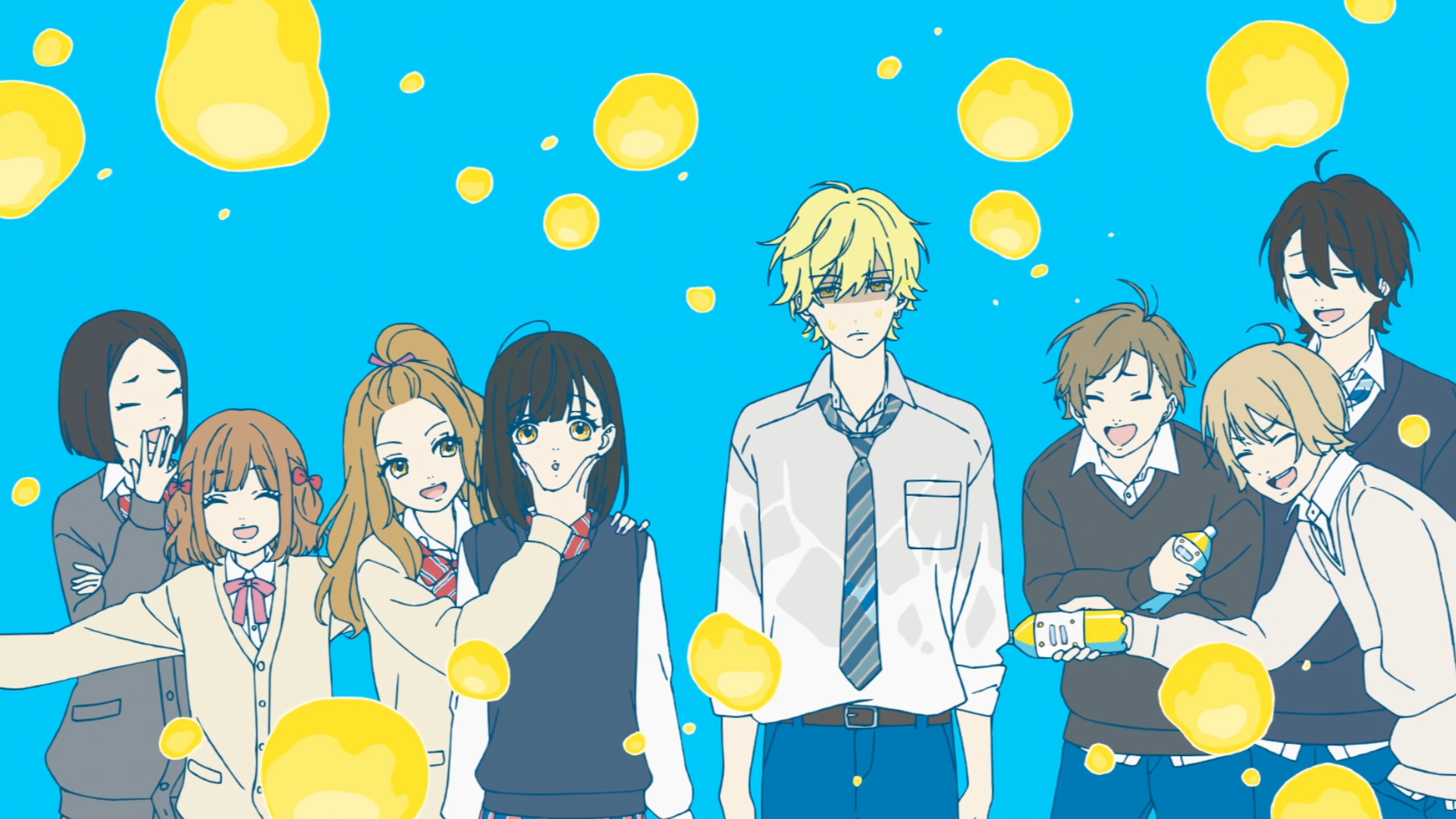 Download Anime Honey Lemon Soda HD Wallpaper