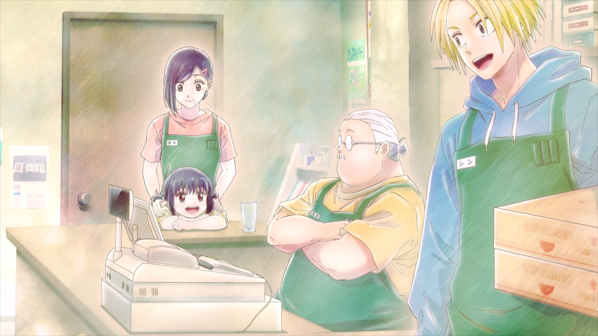 Download Anime Sakamoto Days Taro Sakamoto Shin (Sakamoto Days) Aoi Sakamoto HD Wallpaper