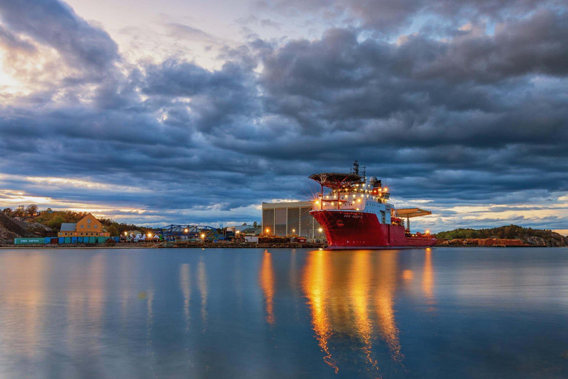 Download Landscape Boat 4k Ultra HD Wallpaper