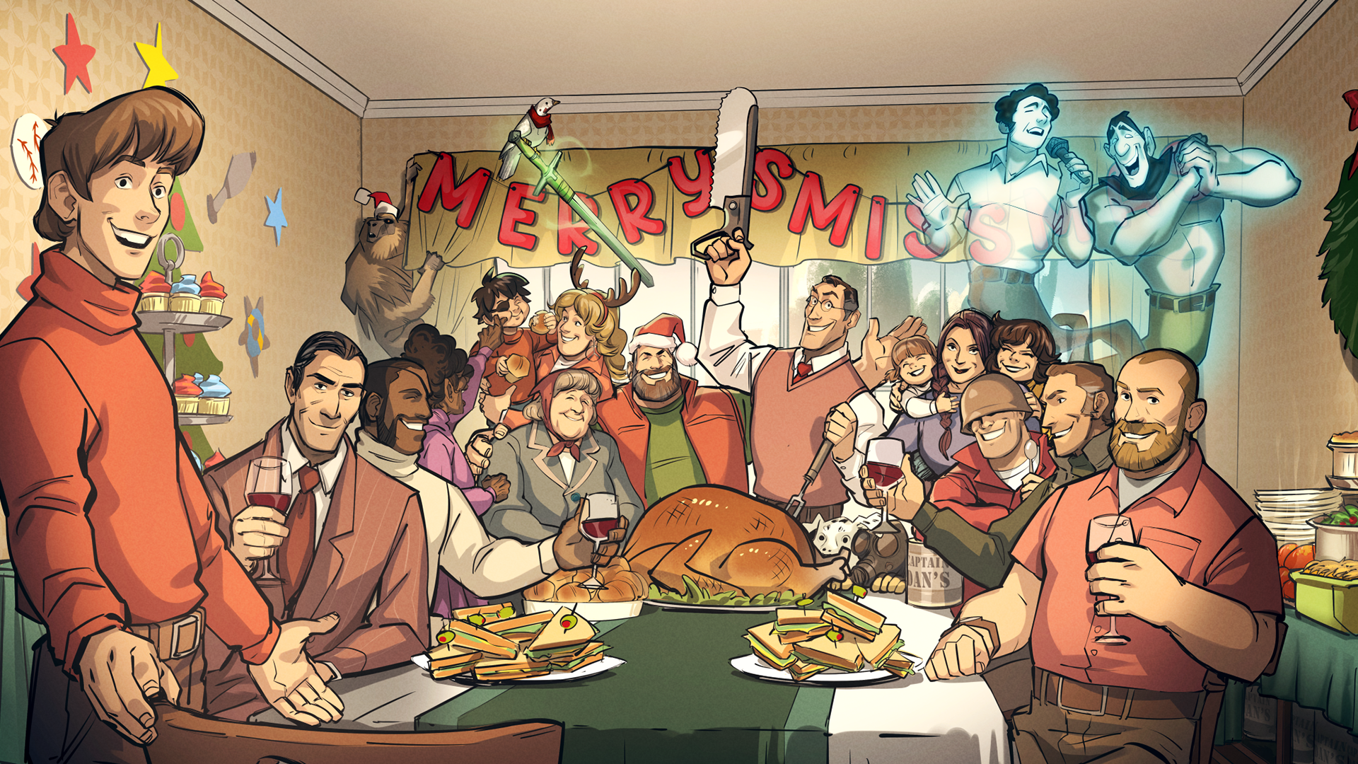 Download Team Fortress 2 Team Fortress Valve Corporation Video Game Comic HD Wallpaper