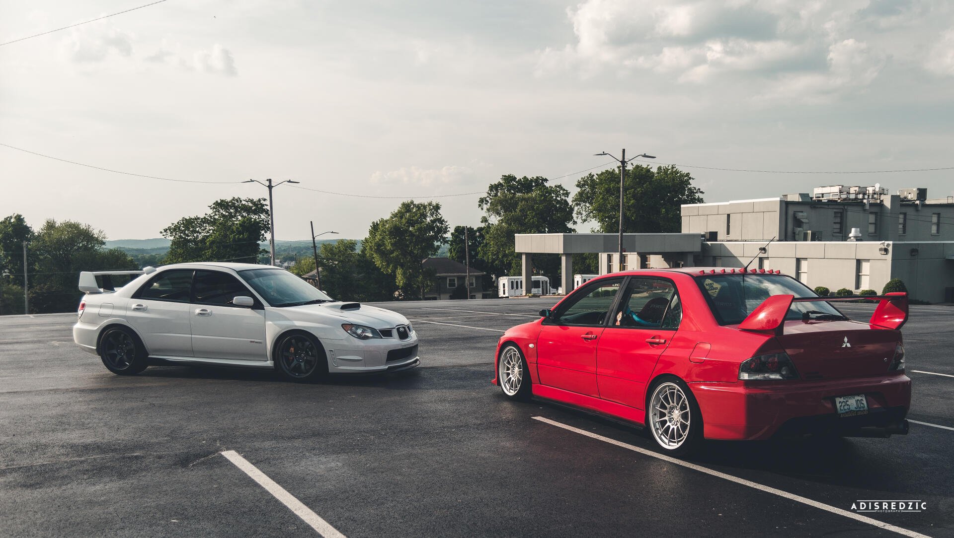 Download Car Mitsubishi Lancer Evolution Subaru Impreza 4k Ultra HD Wallpaper