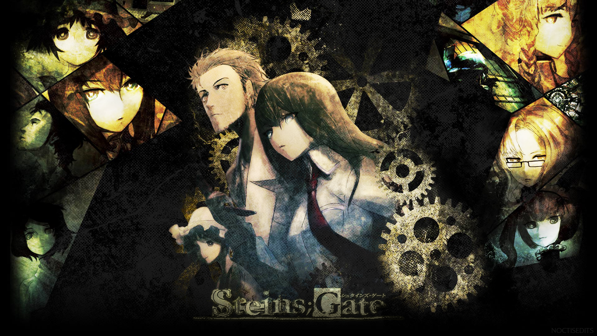 Download Steins;Gate Rintaro Okabe Kurisu Makise Anime HD Wallpaper by noctisedits