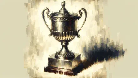 trophy award silver achievement celebration HD Desktop Wallpaper | Background Image